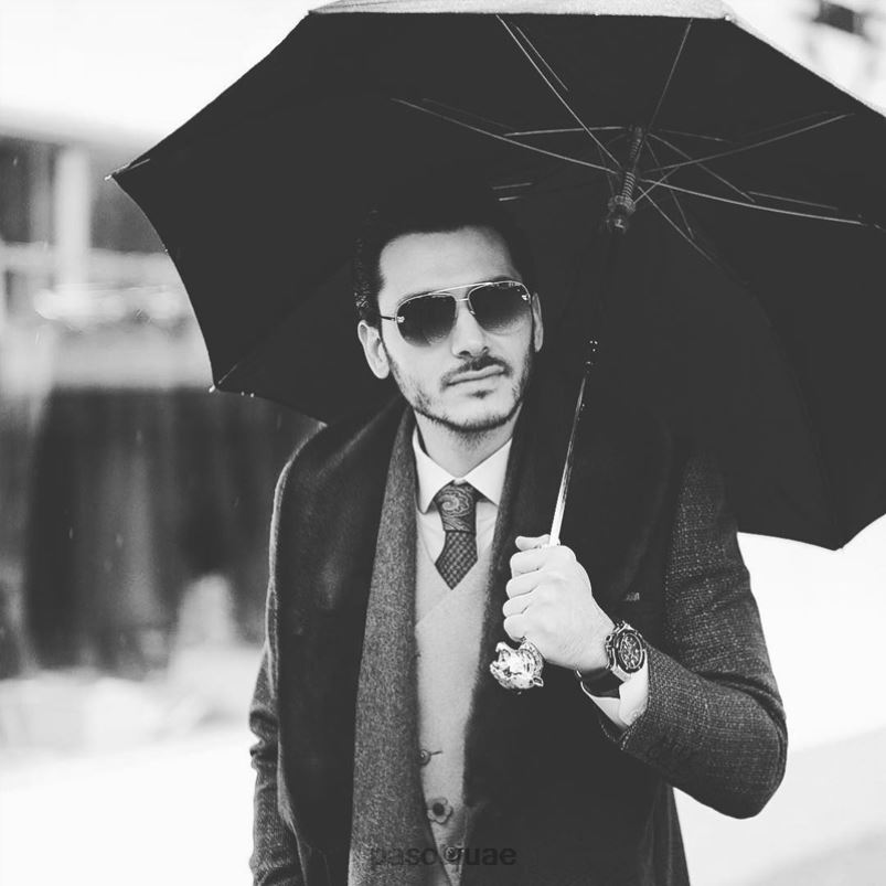 مظلة | 64 6768-1 w35 - مظلة قابلة للطي على شكل نمر فضي PASOTTI Z446V156